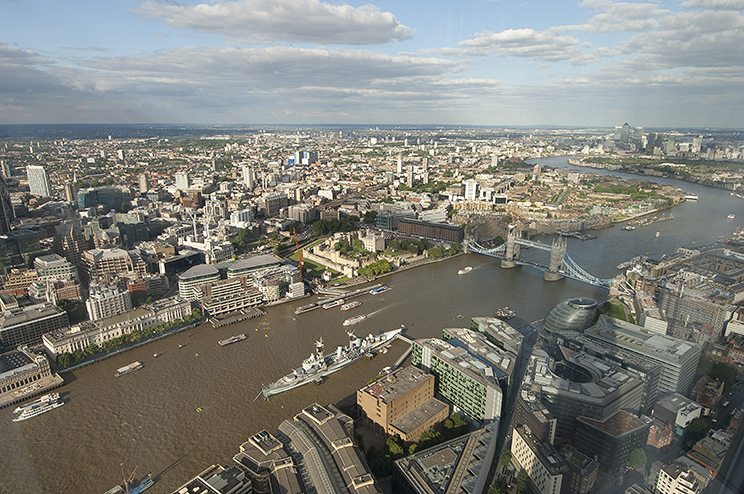 London view from Shard